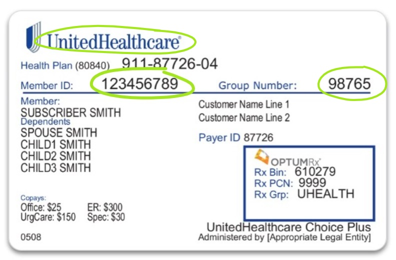 what is group id number on insurance card